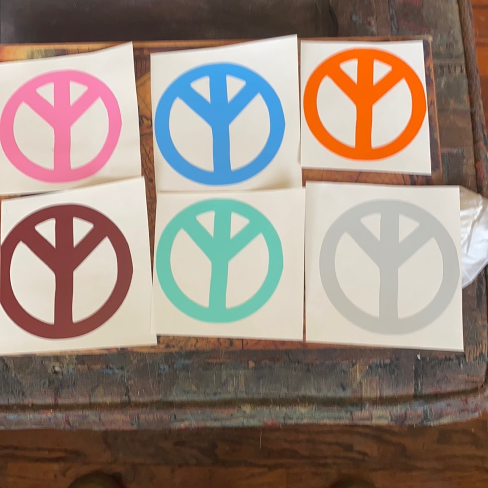 Peace Sign Decal